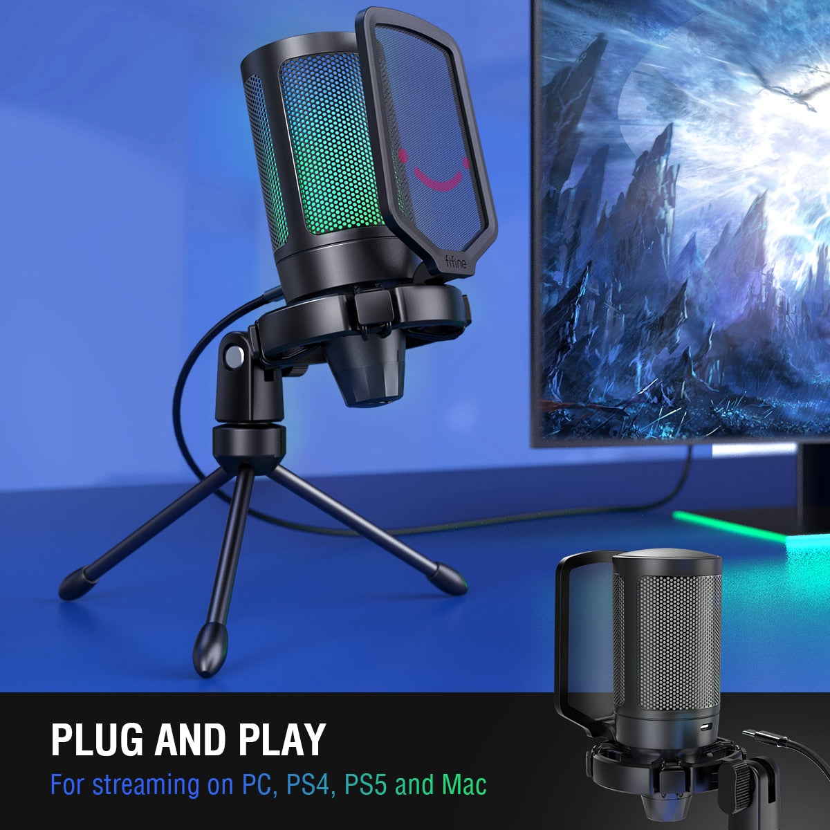 "FIFINE" Ampligame USB Microphone - League of Legends Fan Store