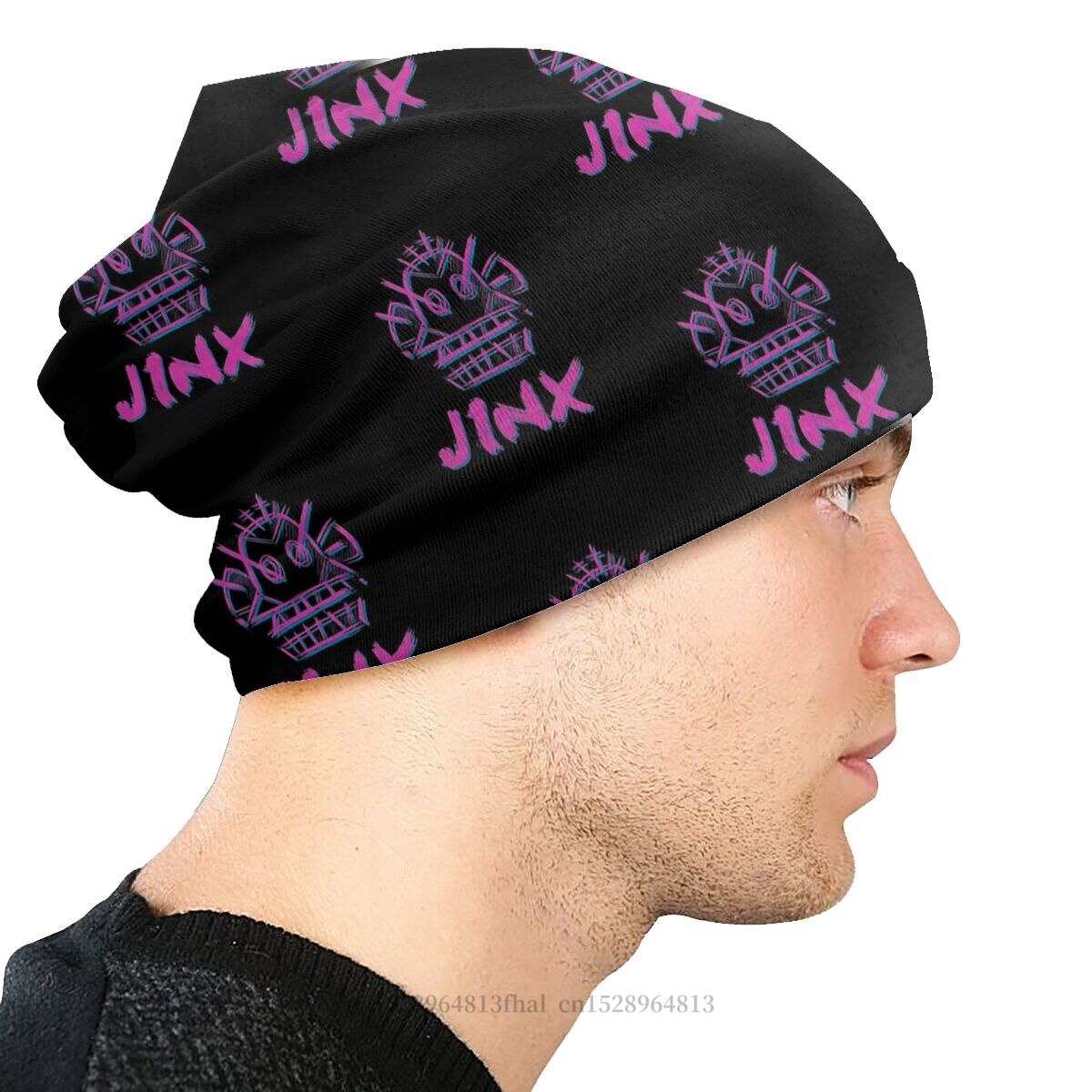 Arcane Jinx Logo Bonnet Hat - League of Legends Fan Store