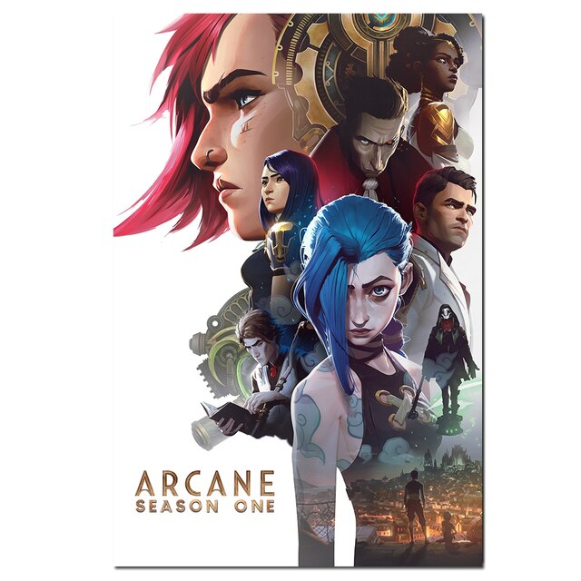 "The First Animated Drama Arcane" Series 1 Poster - Canvas Painting - League of Legends Fan Store