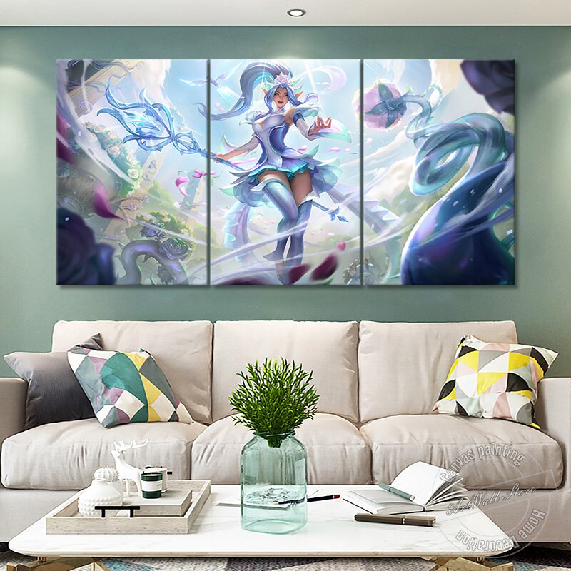 "Crystal Rose" Janna Poster - Canvas Painting - League of Legends Fan Store