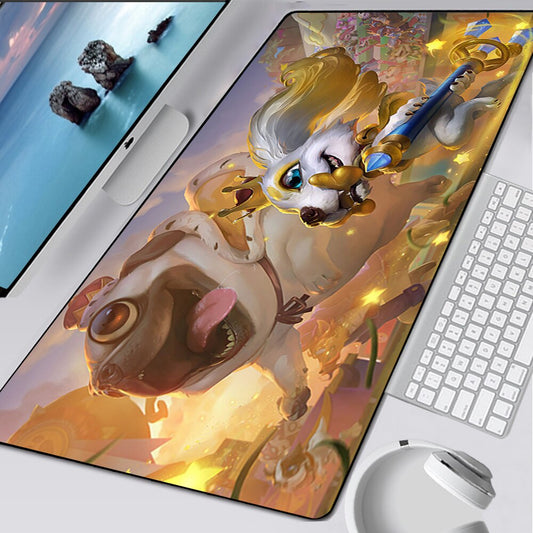 LoL Fizz Gaming Mousepads, Cottontail Fizz Deskmat, Fuzz Fizz Deskpad, Astronaut Fizz Mousepad, League of Legends Deskmat Gift