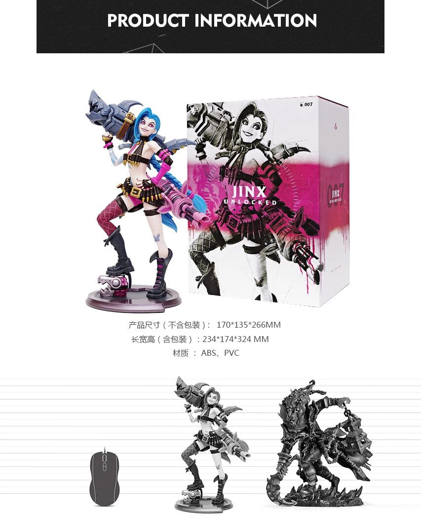 Runaway Loli Jinx Medium Statue - League of Legends Fan Store