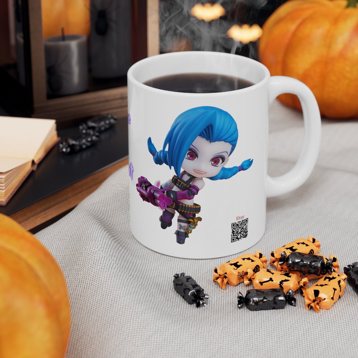 Jinx Teemo Miss Fortune Tristana Senna Samira Xayah Quinn League Of Legends MARKSMEN SERIES 4 Lol Personalizable Mug Arcane Collections - League of Legends Fan Store