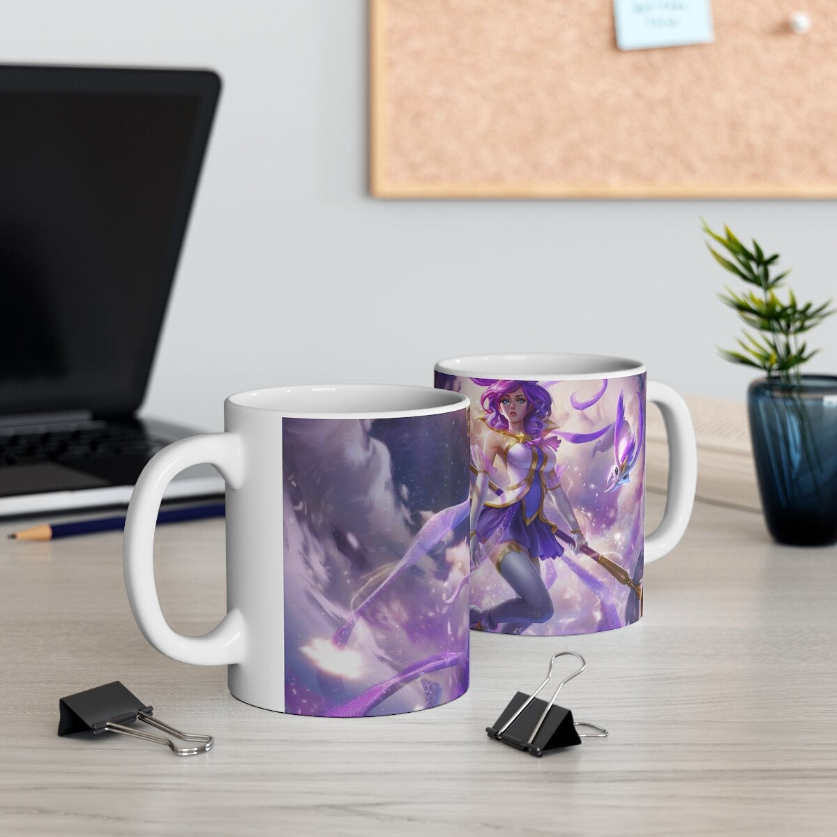 Leona Karma Janna Braum League Of Legends LOL Support Heroes 2 Personalizable Mugs Arcane Riot Games - League of Legends Fan Store