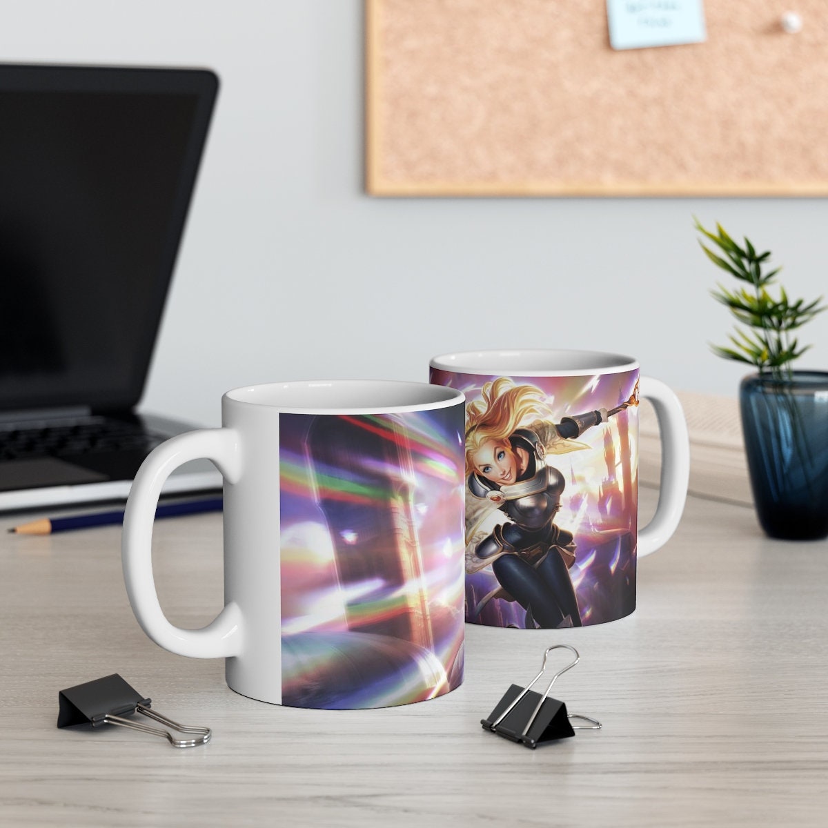 Lux Lulu Maokai League Of Legends LOL Support Heroes 3 Personalizable Mugs Arcane Riot Games - League of Legends Fan Store