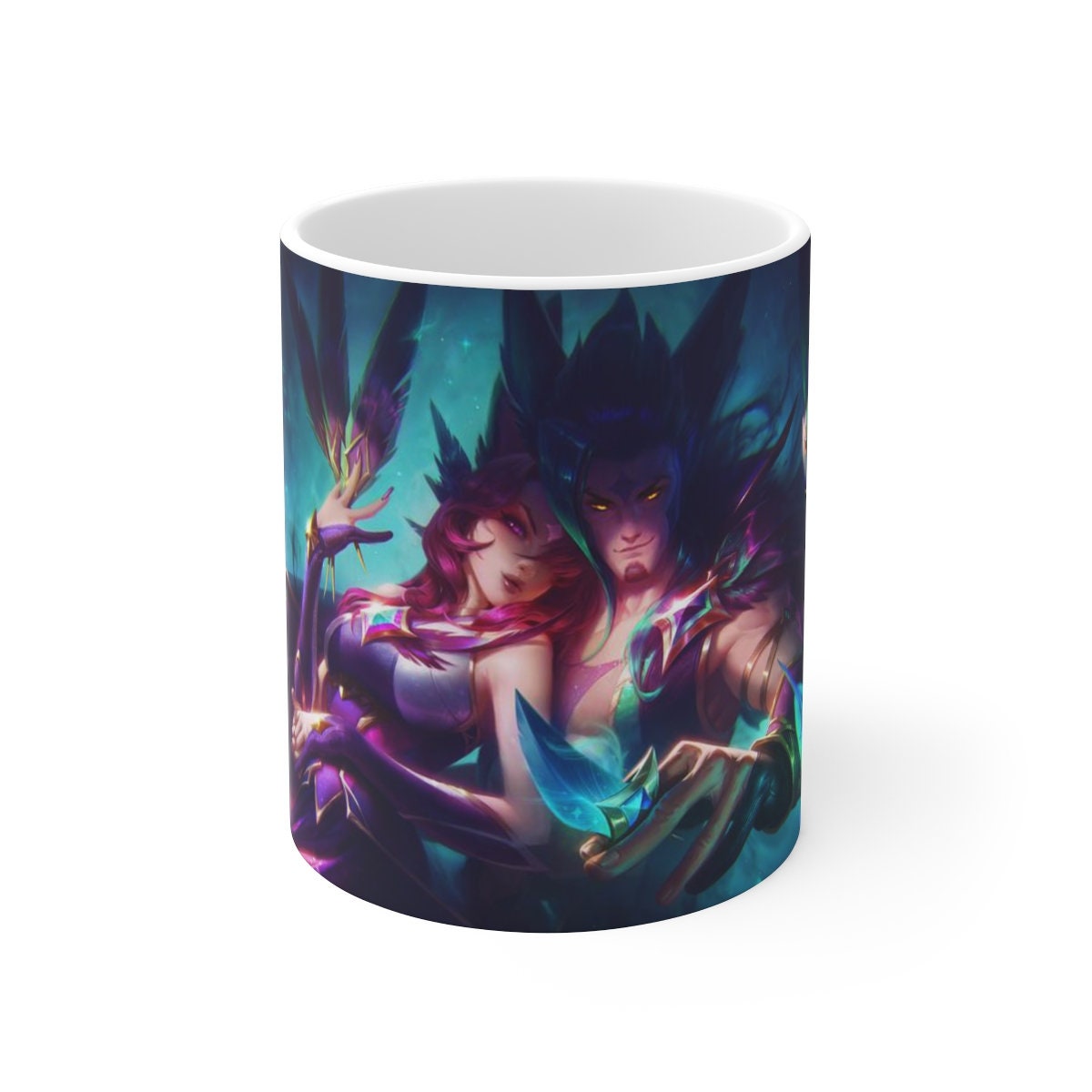 Xayah Rakan Thresh Yuumi League Of Legends LOL Support Heroes 6 Personalizable Mugs Arcane Riot Games - League of Legends Fan Store