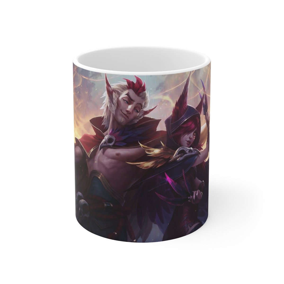 Xayah Rakan Thresh Yuumi League Of Legends LOL Support Heroes 6 Personalizable Mugs Arcane Riot Games - League of Legends Fan Store