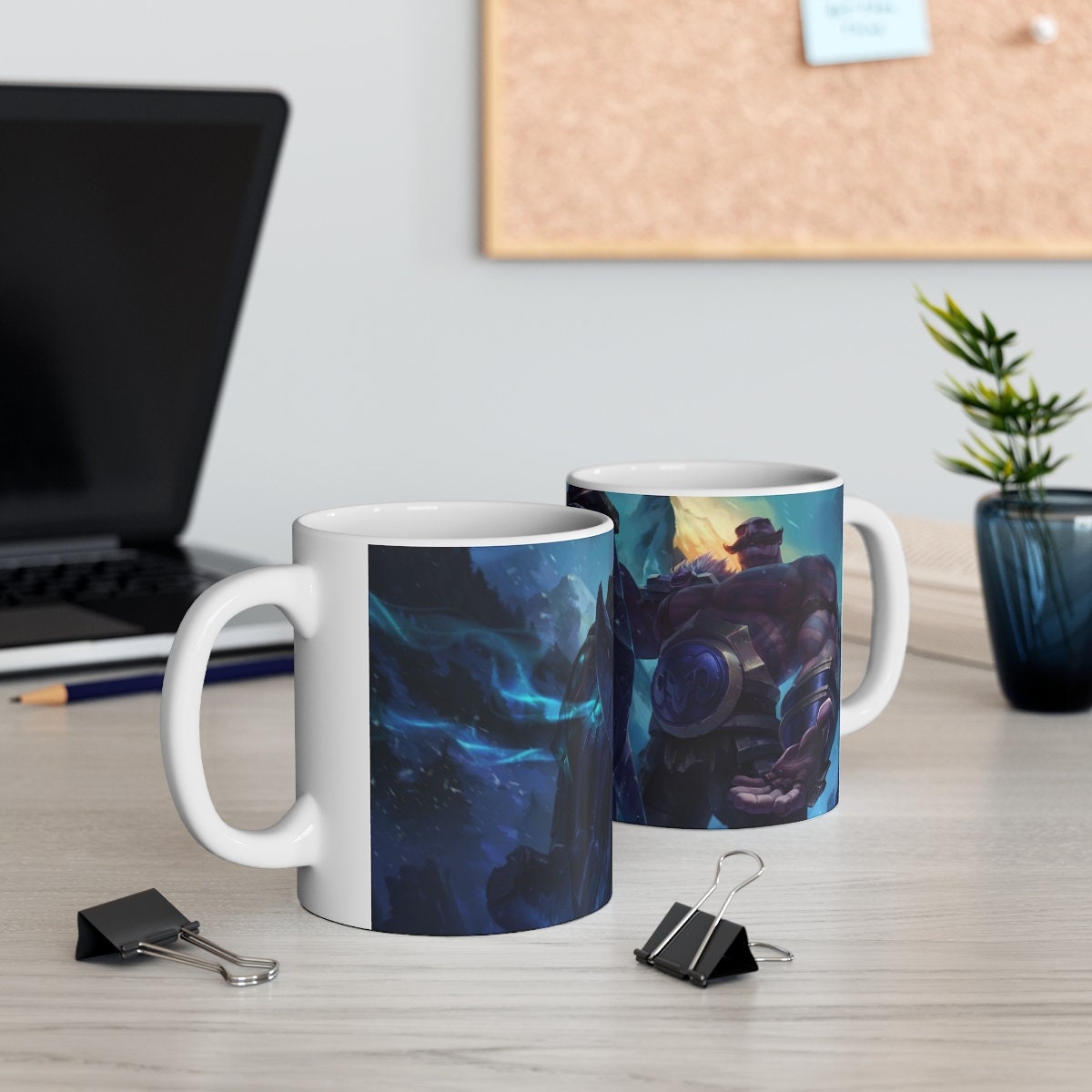 Leona Karma Janna Braum League Of Legends LOL Support Heroes 2 Personalizable Mugs Arcane Riot Games - League of Legends Fan Store