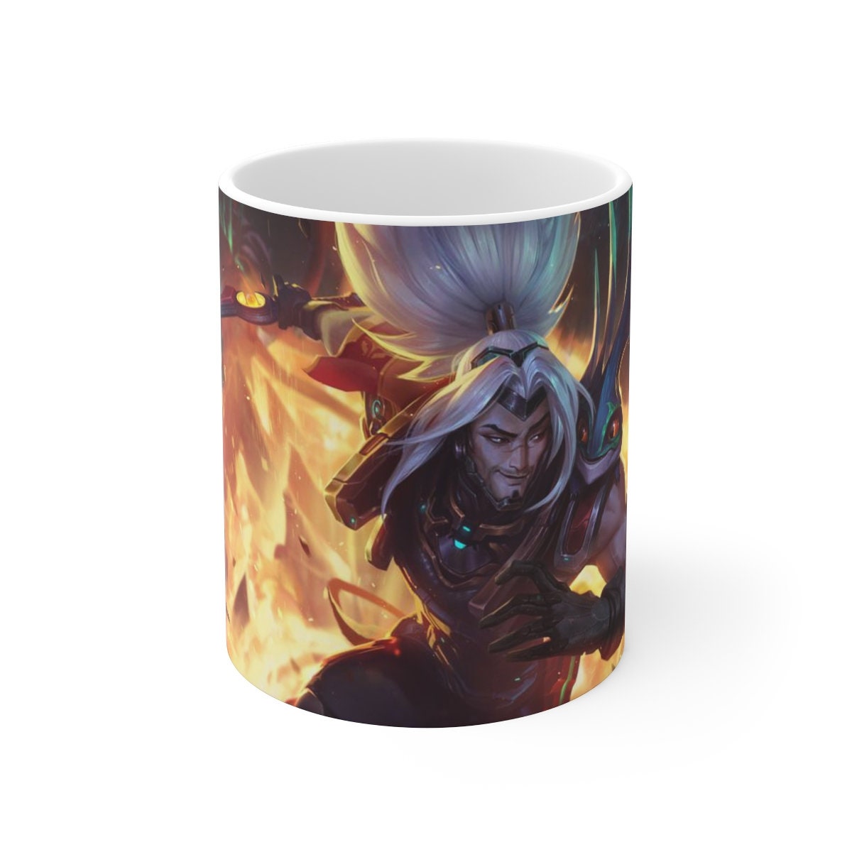 Yasuo Highnoon Nightbringer Projects Odyssey League Of Legends LOL Personalizable Mugs Arcane Riot Games - League of Legends Fan Store