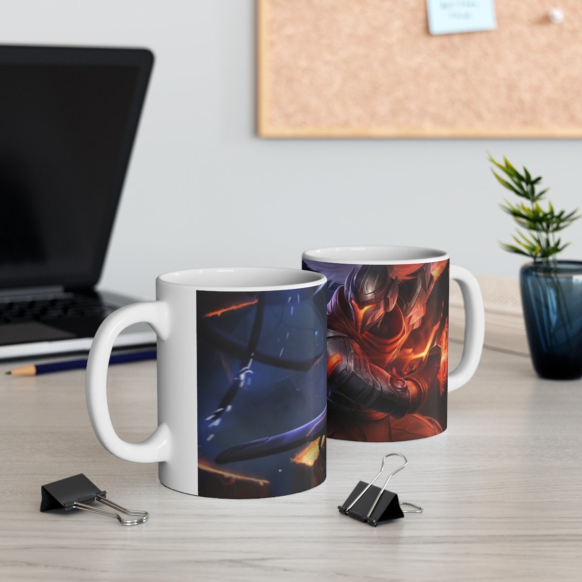 Yasuo Highnoon Nightbringer Projects Odyssey League Of Legends LOL Personalizable Mugs Arcane Riot Games - League of Legends Fan Store